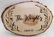 Load image into Gallery viewer, Surname Plaque