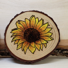 Load image into Gallery viewer, Sunflower Coaster Set of 2
